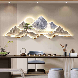 <span class=keywords><strong>Peinture</strong></span> décorative en acrylique HD avec impression UV 3D, lumineuse à LED, pour salon, style nature morte, en métal, avec éclairage LED intégré, effet cristal - Product Image 6