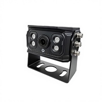 Cámara de Visión Lateral para Camión AHD 1080P con Visión Nocturna, 4 Luces Infrarrojas y Carcasa Metálica, 12-36V, 1 Año de Garantía