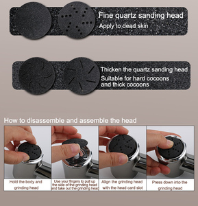 Điện chân Callus Remover có thể sạc lại loại bỏ chết cứng nứt da khô điện chăm sóc bàn chân công cụ - Product Image 3