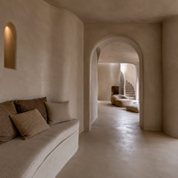 Revêtement mural et de sol en microciment en vrac, imperméable, anti-fissures, résistant à l'usure, pour la décoration de la maison, de l'hôtel, du bureau, du magasin et de la villa