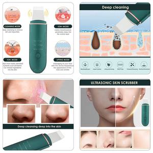 Esfoliante Ultrassônico à Prova d'Água para Limpeza de Poros, Esfoliador <span class=keywords><strong>Facial</strong></span> Ultrassônico com Névoa para Uso Doméstico e em Salões - Product Image 2