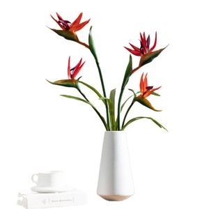 Fleur artificielle de paradis artificiel Meng Jie en caoutchouc souple PU, 30cm-100cm, pour décoration de maison et de mariage, accessoires floraux - Product Image 5