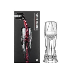 Aireador de vino acrílico transparente, decantador rápido Premium para amantes del vino, con bolsa de viaje de regalo, edición fabricante - Product Image 1