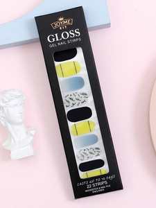 Op Maat Gemaakte Papieren Doos Bedrukte Kaartdoos Bord Nagels Druk Op Nagels Doos Met Transparante Raamsnede En Ophanggat - Product Image 3