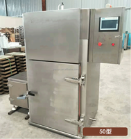Fumeur de viande en acier inoxydable, maison pour fumer, poisson, poulet, canard, viande séchée, Tofu