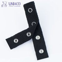 Pita Kancing Tekan Logam Ramah Lingkungan, Dapat Disesuaikan, Bahan Katun Poliester untuk Bra, Lingerie, Pakaian Bayi, Pakaian Tari, Custom