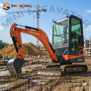 รถขุดขนาดเล็ก SHANDING สำหรับขาย น้ำหนัก 1.7 ตัน รถขุดสำหรับงานเกษตรจากจีน มาตรฐาน CE EPA EURO 5 รถขุดขนาดเล็กสำหรับงานดิน รถขุดขนาดเล็กสำหรับสวน - Product Image 4