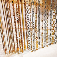 Non Tarnish PVD 18k Plaqué Or Serpent Chaîne Collier Bijoux De Mode Hommes Cubain Lien Trombone Chaînes En Acier Inoxydable En Gros