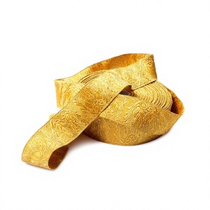 Tresse de cérémonie en dentelle de fil de Mylar d'or | Vente de tresse de dentelle de Mylar d'or uniforme de cérémonie en vrac 2024 - Product Image 1