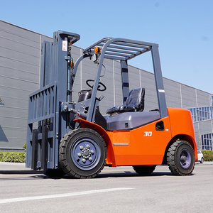 Chariot élévateur à grande efficacité de 2, 3 et 5 tonnes avec déplacement latéral pour l'empilage en entrepôt d'usine - Vente en gros - Product Image 4