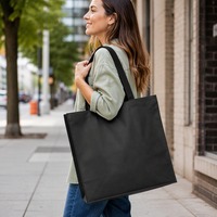Sac fourre-tout carré pliable en toile de coton biologique recyclé, couleur et logo personnalisés, certifié GOTS GRS