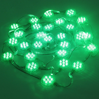 Module de lumière LED à points programmable étanche SMD3535 DC24V 50 mm, source de lumière LED RGB, 30 pièces/chaîne
