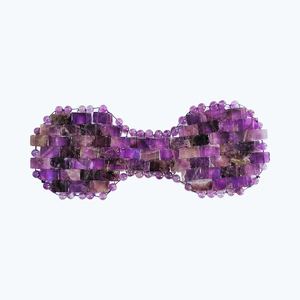 Masseur facial rafraîchissant en jade, 100% améthyste naturelle, pour les soins anti-âge de la peau - Product Image 2