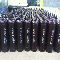 Cilindro de Gas Acetileno Vacío de Alta Presión Industrial de 40L, 150 bar, 200 bar