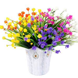 ดอกไม้ประดิษฐ์พลาสติก ซินซินยี่ เหมาะสำหรับตกแต่งงานแต่งงานและบ้าน - Product Image 5