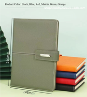 Ensemble cadeau de carnet en cuir PU A5 de haute qualité avec logo personnalisé, stylo et couverture élégante imprimée pour souvenirs promotionnels d'entreprise