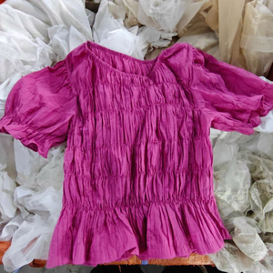 Produit d'occasion très demandé : Blouse et hauts en coton pour femme en matériaux de qualité supérieure, vêtements de seconde main en gros, articles en stock - Product Image 2