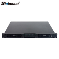 K4-1000 Ses Sistemi D Sınıfı Ses Güç Amplifikatörü 4 Kanallı Dijital D Sınıfı Metal Çıkışlı 1000W