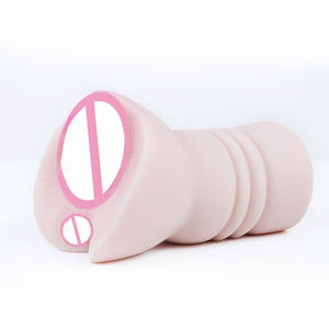 Jouet de masturbation masculin compact pour une expérience solo ultime, avec double aspiration vaginale et anale, toucher doux et rebond élastique, pour un plaisir instantané en solo - Product Image 1