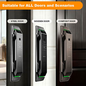 Serrure numérique sans clé 3D Face et Smart Wifi Porte antivol entièrement automatique avec stockage <span class=keywords><strong>de</strong></span> <span class=keywords><strong>données</strong></span> en nuage pour porte en bois - Product Image 3