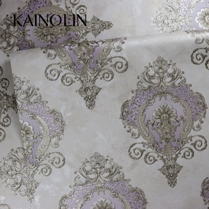 <span class=keywords><strong>Papier</strong></span> <span class=keywords><strong>peint</strong></span> <span class=keywords><strong>baroque</strong></span> damassé victorien 3D blanc et or, texturé, anti-moisissure, pour salon, cuisine, chambre, école, hôtel - Product Image 3