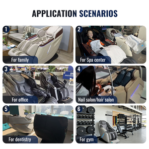 เก้าอี้นวดไฟฟ้าแบบปรับเอนได้ รุ่นปี 2025 สปาหรูหรา 4D ไร้แรงโน้มถ่วง สำหรับสำนักงาน พกพาสะดวก นวดชิอัตสึ แบบเต็มตัว ใช้ในร้านเสริมสวย - Product Image 2