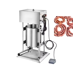 Machine à farcir les saucisses électrique verticale, processeur de viande pour la fabrication de saucisses, machine de remplissage efficace, machine à farcir les saucisses - Product Image 1