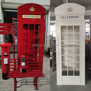 Cabina Telefonica Vintage Rossa per Libro degli Ospiti Audio, Stile Londinese, per Matrimoni - Product Image 4