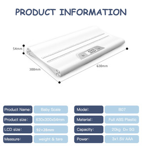 <span class=keywords><strong>20kg</strong></span> digitale Gewichts <span class=keywords><strong>balance</strong></span> Kinder körper Elektronische Baby längen-und Waage mit Höhenmessung - Product Image 6