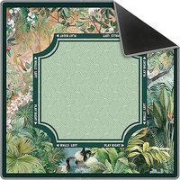 Tapis de Mahjong Premium Prêt à Expédier, Motif Nautique Étoile de Mer et Coquillage, 31,5x31,5, Antidérapant, Housse de Table pour Jeux de Société, Poker, Dominos