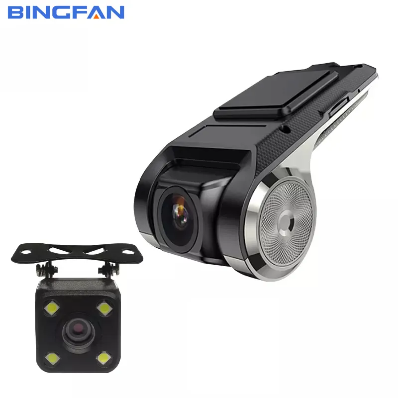 Câmera de vídeo automotiva com visão noturna, mini câmera gravadora dvr, hd 720p, suporte 8g 32g