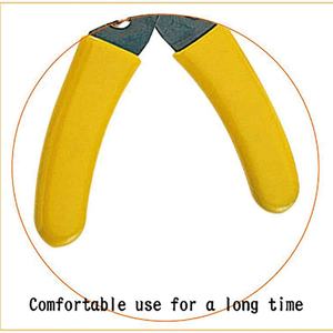 Cortador de cables de acero ultrafino, herramienta para pelar y unir cables, tijeras de electricista engrosadas para desforrar, con mandíbula de cadena dentada - Product Image 2