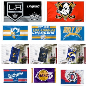 Bandera Personalizada de la Liga Deportiva de la Ciudad de Los Ángeles, 3x5 Pies, Bandera de Equipo de Fútbol, Béisbol, Baloncesto, <span class=keywords><strong>para</strong></span> el Día del Partido, Exhibición Interior/Exterior - Product Image 5