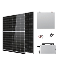 Kit Système Solaire de Balcon à Installation OEM 800W avec Micro-Onduleur et Stockage d'Énergie par Batterie