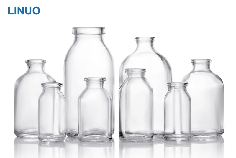 Çin fabrikası! LINUO İlaç açık tip I kalıplı cam şişeler cam şişeler değerli kan ürünleri