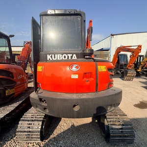 รถขุดขนาดเล็ก Kubota U55 ซีรีส์มือสองของแท้จากญี่ปุ่น น้ำหนัก 5.5 ตัน พร้อมปั๊มเกียร์และลูกปืน ชั่วโมงการทำงานต่ำ - Product Image 3