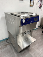 Máquina Comercial para Hacer Gelato Italiano de un Solo Sabor, Congelador Vertical Continuo de Lotes Ajustable para Helado Duro