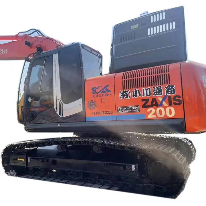 Asli tangan kedua Hitachi ZX200 penggali perayap hidrolik penggali Jepang hitachi 20 ton penggali-untuk dijual