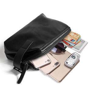 กระเป๋าคลัทช์หนัง PU สำหรับผู้ชาย กระเป๋าใส่บัตรธุรกิจแฟชั่น กระเป๋าถือขนาดใหญ่สำหรับผู้ชาย - Product Image 4