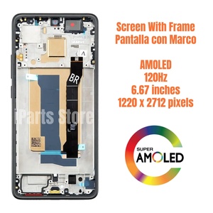 Iparts thay thế màn hình mới cho Xiaomi POCO <span class=keywords><strong>X7</strong></span> Pro 5g 2412dpc0ag 120Hz AMOLED Màn hình cảm ứng với Khung bezel lắp ráp OEM - Product Image 3
