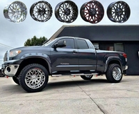 Jantes tout-terrain en aluminium noir mat 20x10 6*139.7 5*127 5*150 pour pick-up Ranger DMAX Silverado pour Land Cruiser pour Dodge