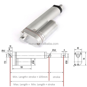 Kablosuz uzaktan kumanda 2 adet lineer aktüatör sistemi çalışma ayrı OEM özelleştirilmiş 1500N - Product Image 3