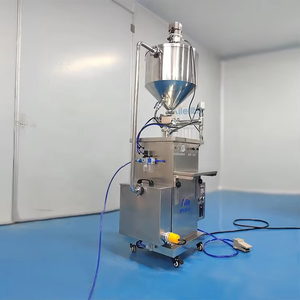 เครื่องบรรจุขวดกึ่งอัตโนมัติแบบใช้ลมสำหรับของเหลวความหนืดสูง เช่น แว็กซ์ผม น้ำมัน น้ำผึ้ง แชมพู เจล สำหรับเครื่องสำอาง - Product Image 6