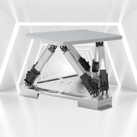 Simulation multi-angle personnalisée, plateforme de mouvement dynamique standard 6DOF plate-forme de simulateur de vol de 500kg