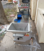 Direct Supply Afneembare Reinigingsmachine met Dubbele Kop, Automatische Gemotoriseerde Snijmachine voor Groenten, Fruit en Aardappelen, Voedselverwerking