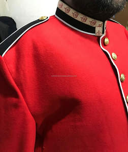 Uniforme de tambour major, veste rouge, couronne brodée, vestes sur mesure de haute qualité, vente en gros - Product Image 4