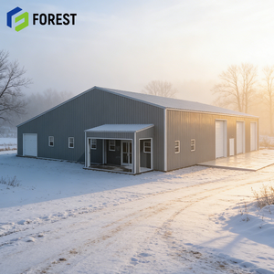 Grande arène équestre préfabriquée en acier avec structure à ossature longue portée et soudure lourde pour la construction de lots de vente de véhicules - Product Image 1