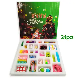 Christmas Calendar Advent Boxes Anti Stress Mistery Box Kids Fidget Toys Sets Advent Calendar Kids Advent Calendar