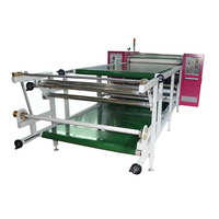 Machine de transfert thermique automatique à grande vitesse GS-R120 pour tapis de souris/feuilles de matériau, à tambour chauffé à l'huile