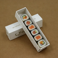 Boîte à tiroir personnalisée, emballage alimentaire recyclable pour gâteaux de lune, bonbons, sushis, desserts, gâteaux, boîte cadeau écologique en kraft, vente en gros